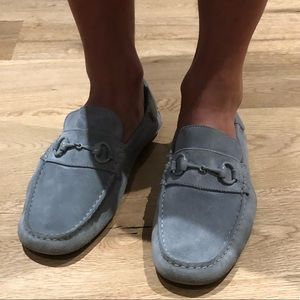 mens gucci loafers suede